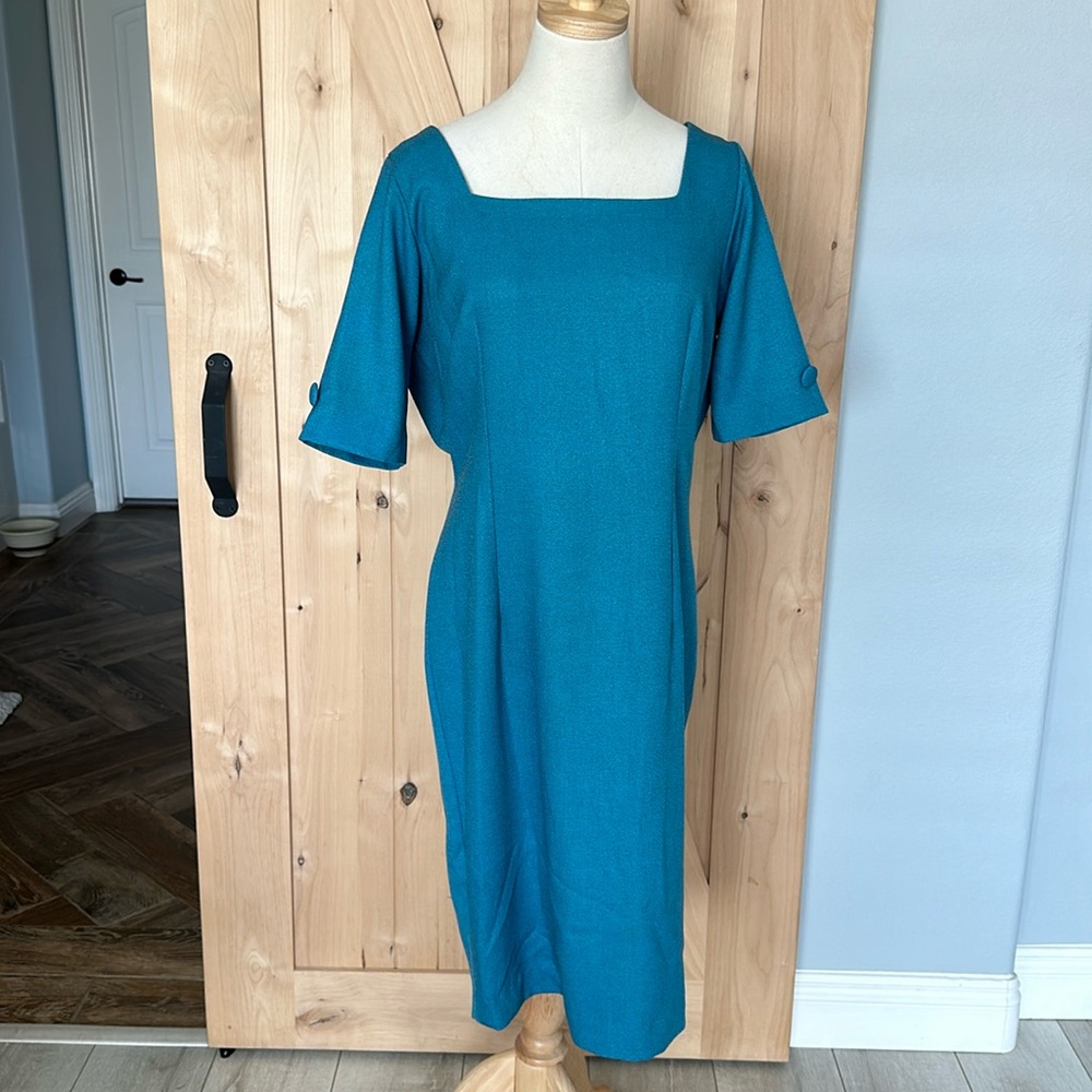 Heart My Closet Custom 1950s Pinup Vintage style Dress Like New L